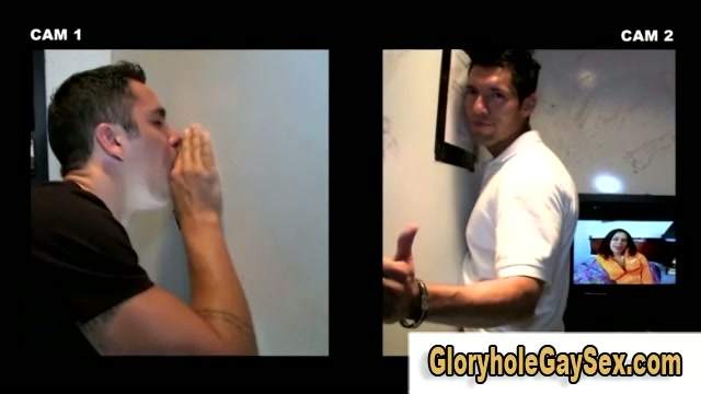 Guy Tricked Into Gay Blowjob At The Gloryhole BoyFriendTV