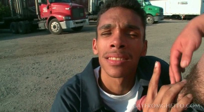 Cute Afro Gay Gets Barebacked In Public BoyFriendTV