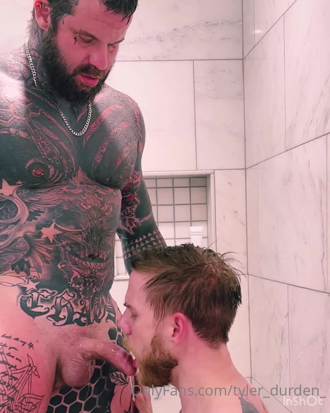 Tyler Durden Fucking In The Shower With Steve Rickz BoyFriendTV