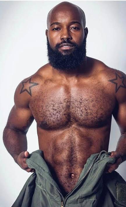 Hairy Muscle Black Men Photo 12 