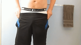 JJMontana in compression shorts