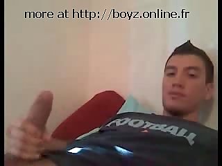 Aroused Boy Jerking Off Stout Prick On Cam