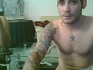 Amateur Tattoo Gays Beating Off