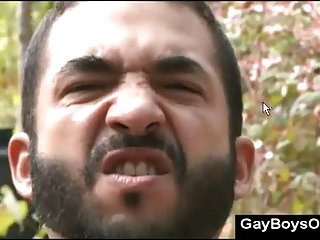 Arab guy gets ass fuced in public in garden shop