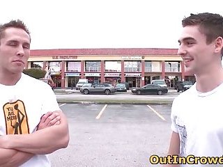 Hot  hunks get outed in public places gay videos