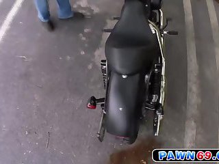 Big bad boy is not so cocky when he gets fucked in pawnshop
