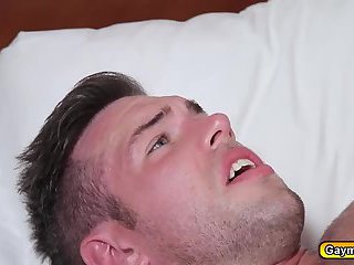 Johnny is pounding Alex in his tight asshole