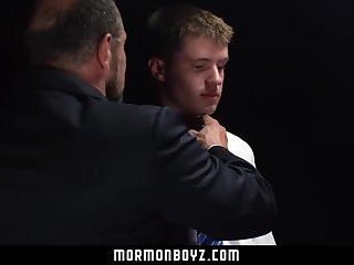 Mormonboyz - Twinks boy’s ass stretched open by two older priests