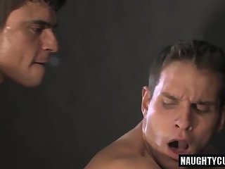 Hot gay oral sex with cumshot