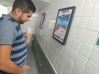 boy takes a huge piss
