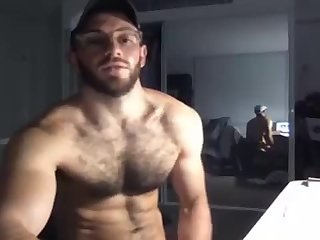 Fit  boy jerking to some cam skank
