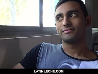 LatinLeche - Shy Latin  guy barebacked on camera for money
