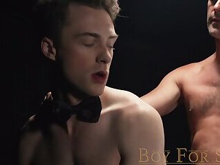 BoyForSale - Jock slave boy Cole Blue fucked bareback by Dom daddy