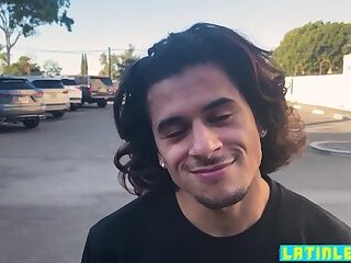 Latino teen picks up a famous ass for some bareback fun