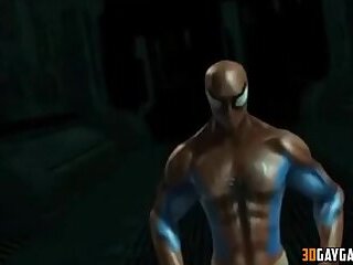 Big dick hulk fucks Spider Man
