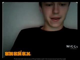 Cute 18 Year Lad Wanks On Webcam