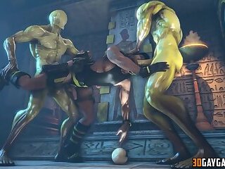 Interracial sex with human and Overwatch gay collection