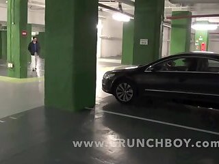 french slut fucked by arab with xxl cock in a public parking