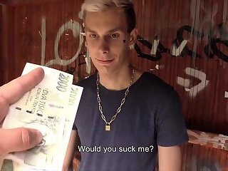 CZECH HUNTER - David Get Paid To Make For First Time Gay Staffs, Anal & Blowjob