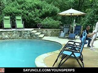 YoungPerps - Hot Guy Fucked By The Guard For Skinny Dipping