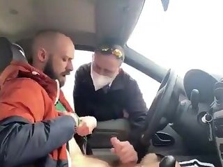 Spanish mfucker gets jerked off by mature man