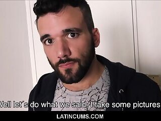 Straight Latino Boy Paid Money Fuck From Gay Producer POV