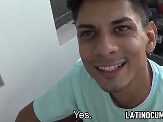 Brunette Latino Fucked By Big Dick