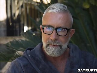 Old gay Lance wants his black neighbors huge cock