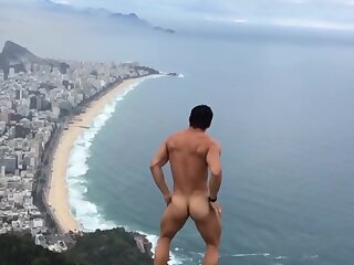 Brazilian Man Naked in Rio de Janeiro 1