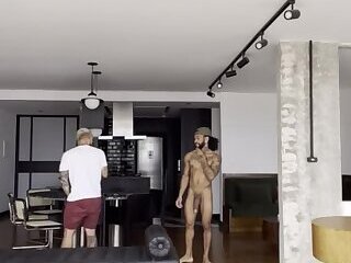 Andy Rodrigues Naked In Front Of Friend