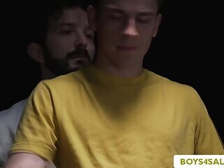 Teen Twink Tyler loves his gromming session and anal toy