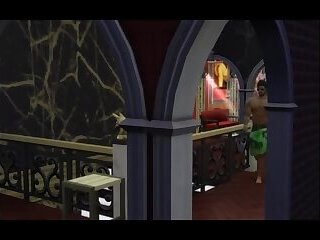 GAY SAUNA - SEX PARTY - ORGY Sims 4