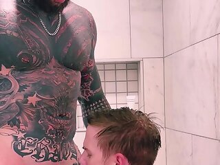 Tyler Durden fucking in the shower with Steve Rickz