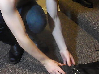 Vinny Cums on Boots