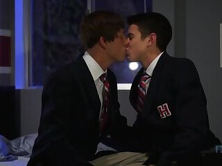 These smooth and sexy boarding school twinks know how to fuck