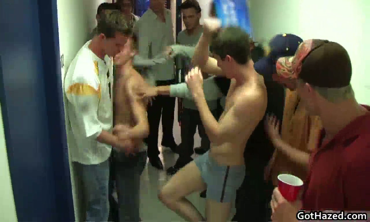 Fresh Straight College Guys Get Gay Hazing 