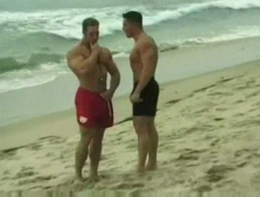 Beach Guys Have Anal Relax