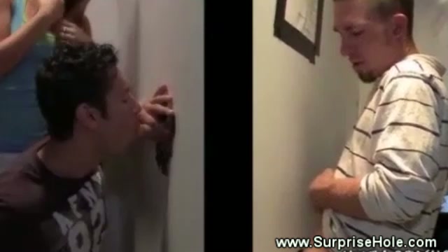 Horny Straight Amateur Tricked Into Gay Gloryhole Bj