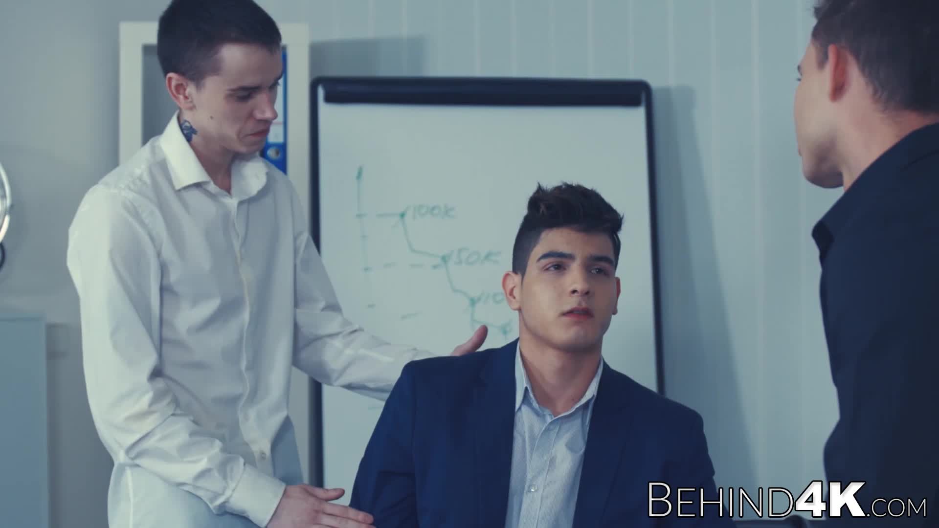 Bastian karim in raw threesome with business associates