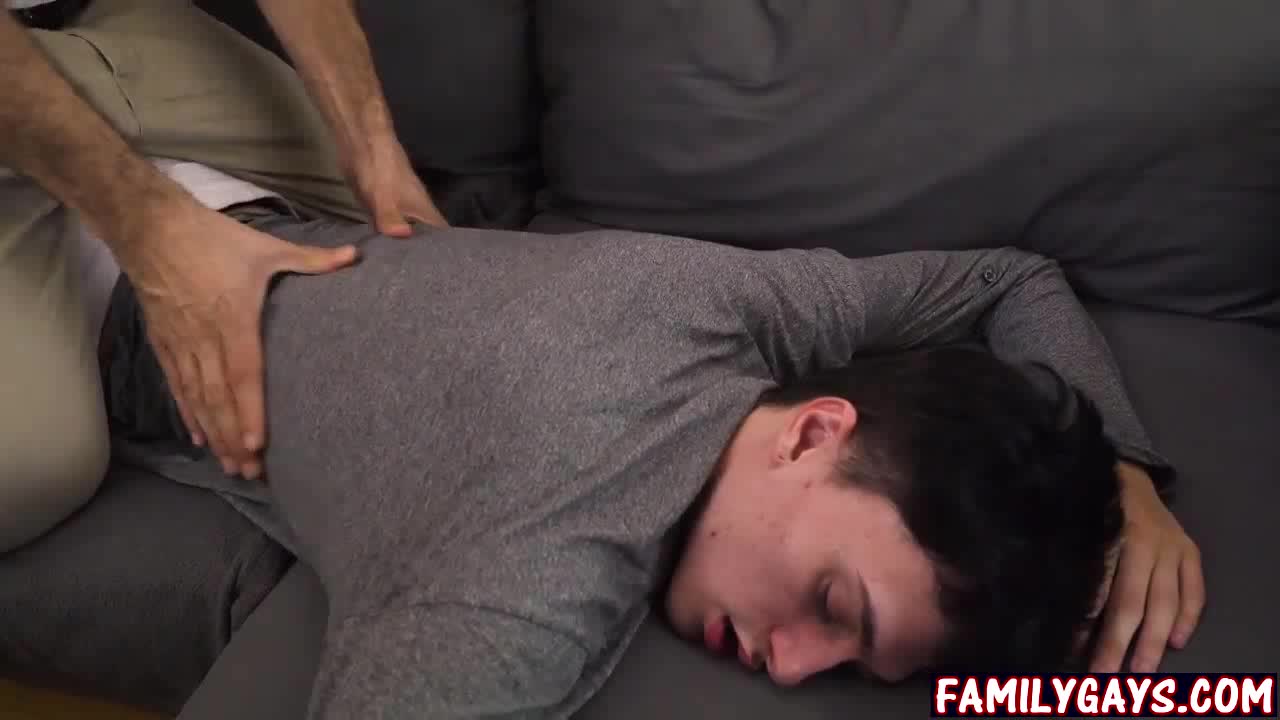 Step dad and son gay sex and massage - BoyFriendTV.com