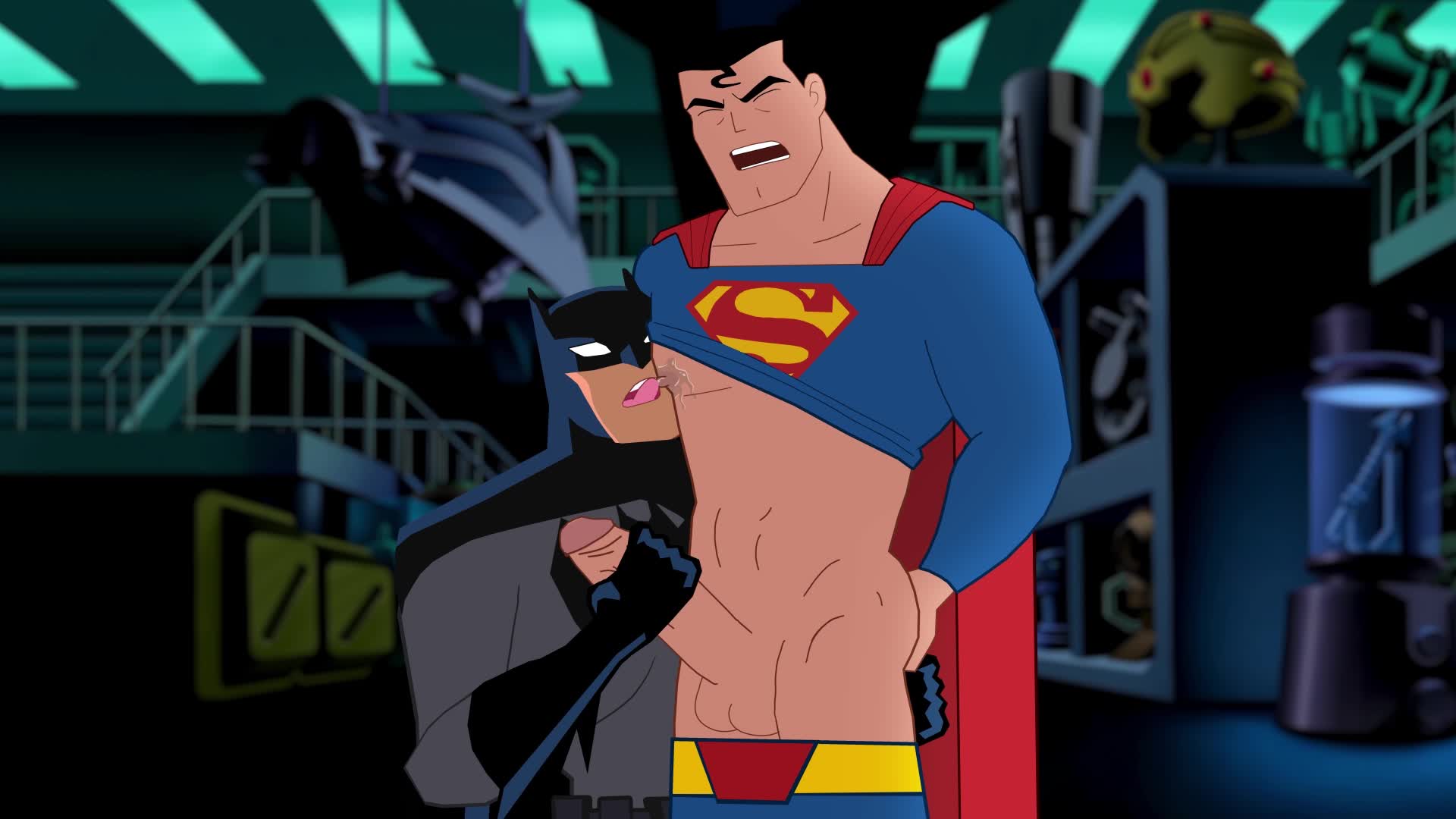 Batman superman gay porn