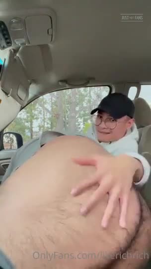 LikeRichRich BJ and fucking latin papi in car at a parking lot  