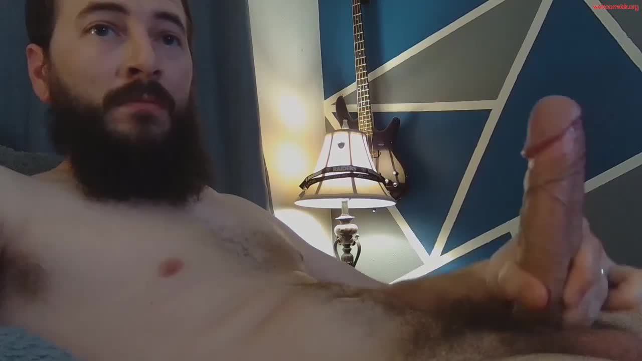 Str8 Married Bearded Daddy with Big Veiny Cock