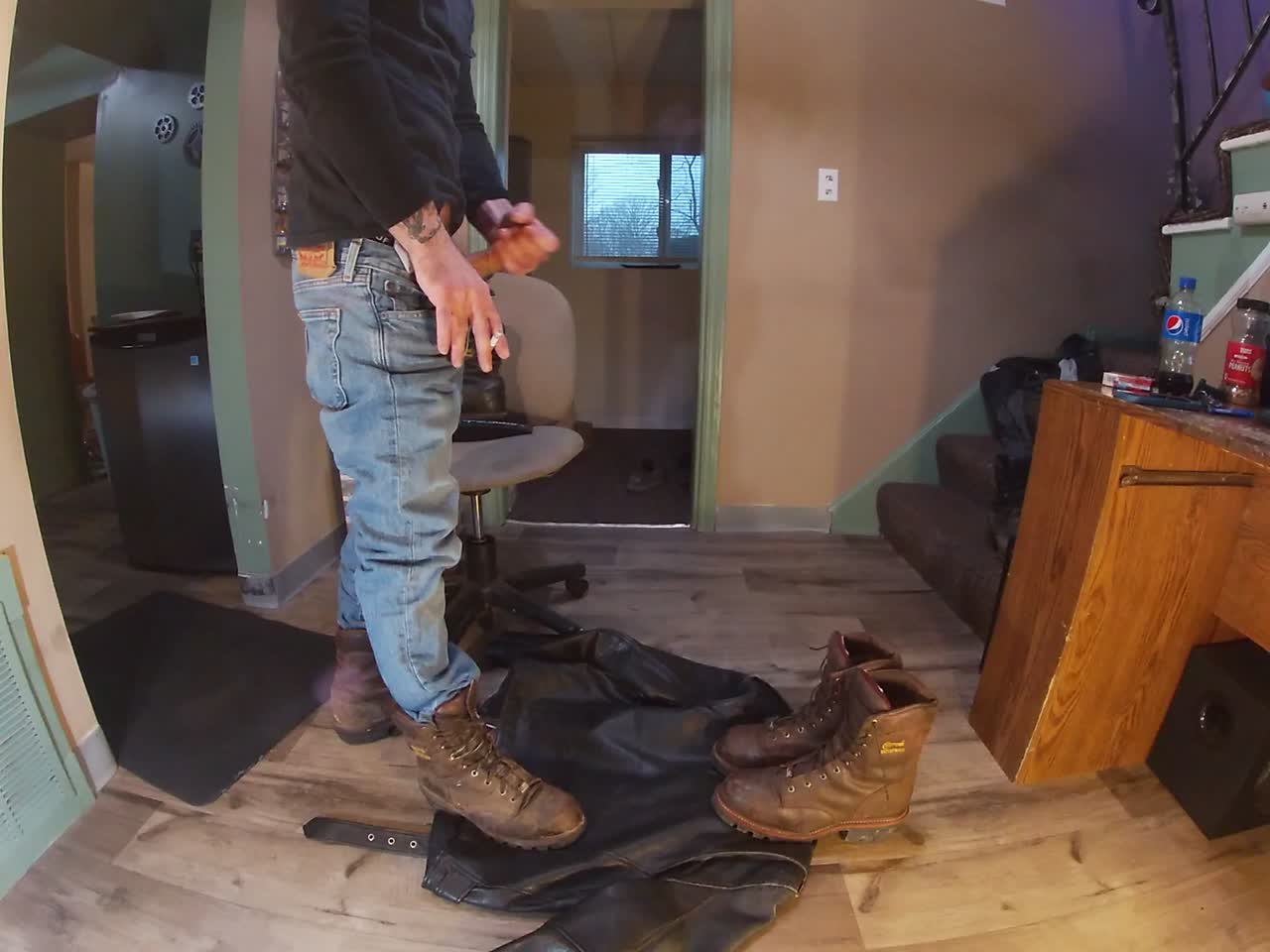 Fuck and CUM My Logger Boots