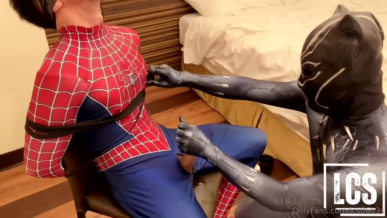 Hot Asian Hunky Spiderman Edged Beyond Cum